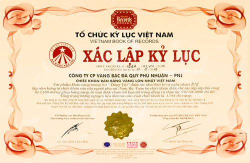 XÁC LẬP KỶ LỤC VIỆT NAM 